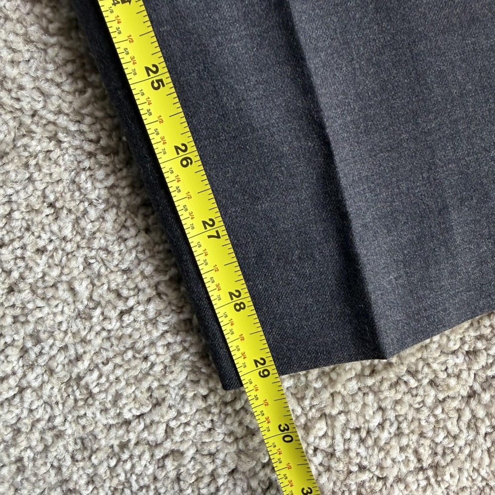 Banana Republic Martin Dress Pants Womens 2P Gray Wool Flare Stretch Workwear - Picture 13 of 16